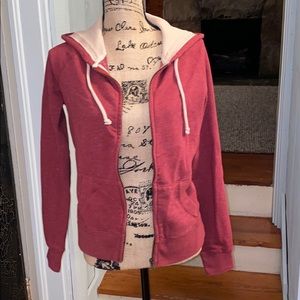 Burgundy hoodie
